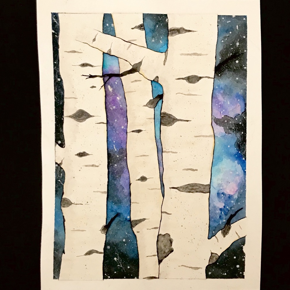 Midnight Aspens
